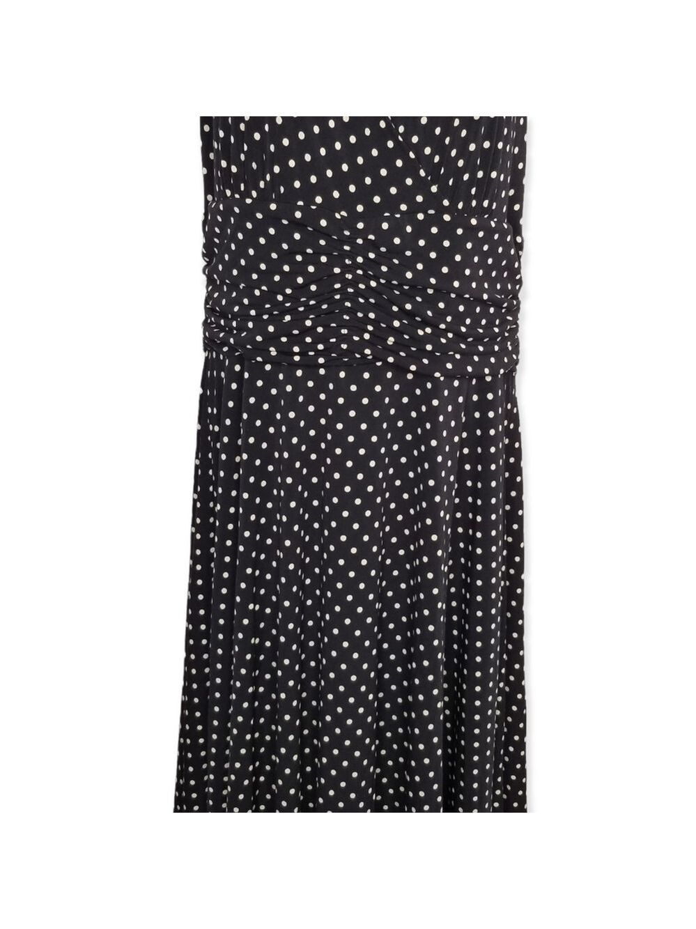 Ronnie Nicole Polka Dot Tie Back Women's Dress Size 12 - Picture 3 of 8